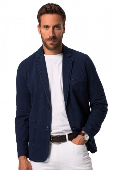 JP1880 826175 Sweat-pintsak vintage-stiilis Tumesinine - Ülikonnad ja pintsakud - Ülikonnad suured suurused