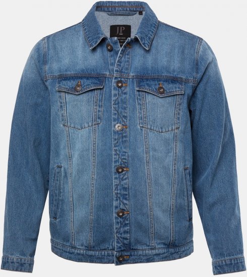 JP1880 826234 Teksatagi rinnataskutega Denimsinine - Jakid ja joped - Joped, suured suurused: 2XL – 12XL