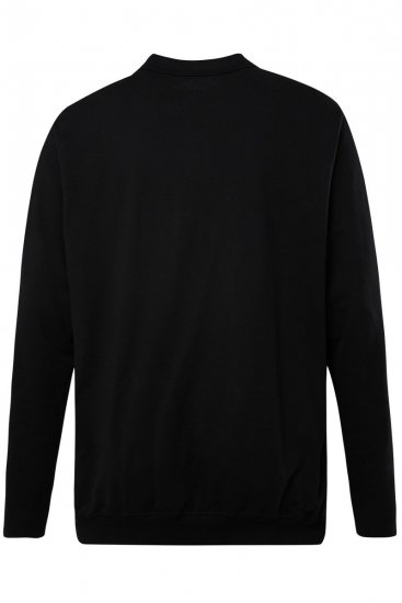 JP1880 827115 Pika varrukaga polosärk kõhulõikega Must - Polosärgid - Meeste suured polosärgid 2XL – 8XL