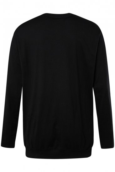 JP1880 827128 Pika varrukaga T-särk kõhulõikega Must - T-särgid - Suured T-särgid 2XL – 14XL