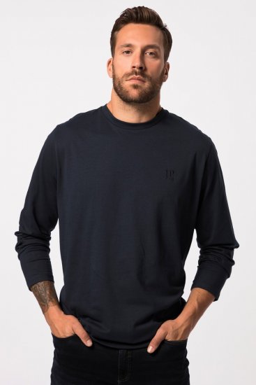 JP1880 827128 Pika varrukaga T-särk kõhulõikega Tumesinine - T-särgid - Suured T-särgid 2XL – 14XL