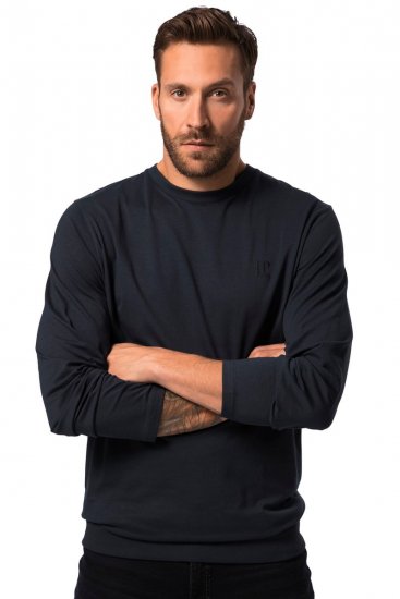 JP1880 827128 Pika varrukaga T-särk kõhulõikega Tumesinine - T-särgid - Suured T-särgid 2XL – 14XL