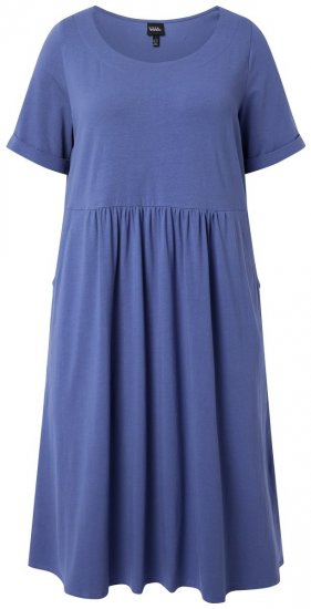 Ulla Popken 827920 Lühikeste varrukatega jersey-kleit Sinine - Trikookleidid - 