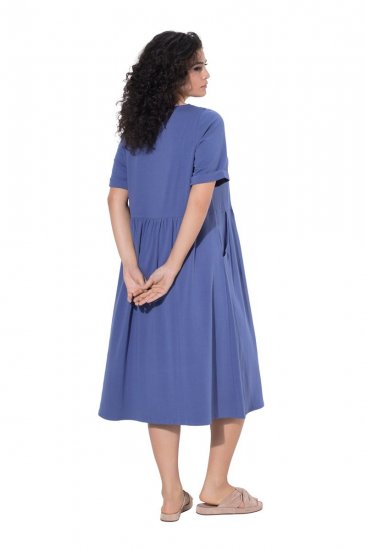 Ulla Popken 827920 Lühikeste varrukatega jersey-kleit Sinine - Trikookleidid - 