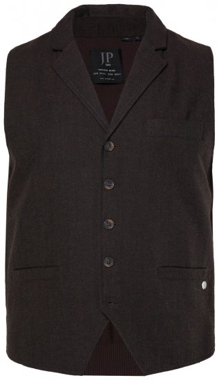 JP1880 828736 Kootud seljaosaga tweed-vest Tumepruun - Ülikonnad ja pintsakud - Ülikonnad suured suurused