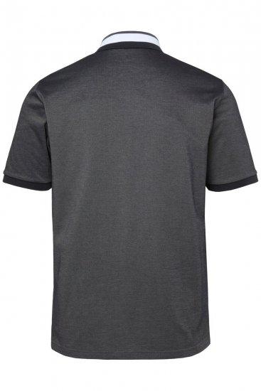 JAY-PI Quickdry Two-Tone Golf Poloshirt Black - Polosärgid - Meeste suured polosärgid 2XL – 8XL