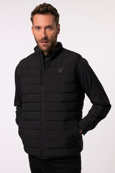 JP1880 Quilted Gilet Stand-Up Collar Black - Jakid ja joped - Joped, suured suurused: 2XL – 12XL