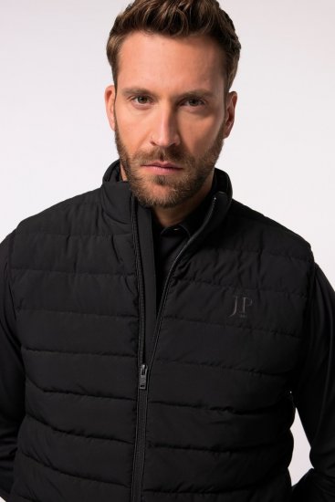 JP1880 Quilted Gilet Stand-Up Collar Black - Jakid ja joped - Joped, suured suurused: 2XL – 12XL