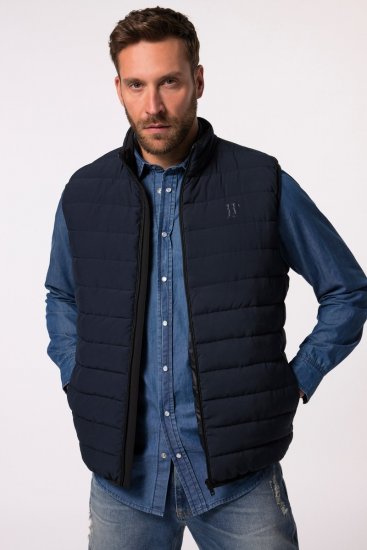 JP1880 Quilted Vest Techno Down Padding Navy - Jakid ja joped - Joped, suured suurused: 2XL – 12XL