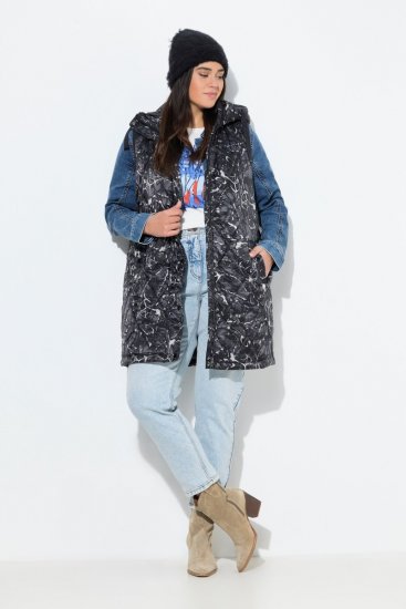 Ulla Popken 829120 Ilmastikukindel vest Antratsiit - Vestid - 