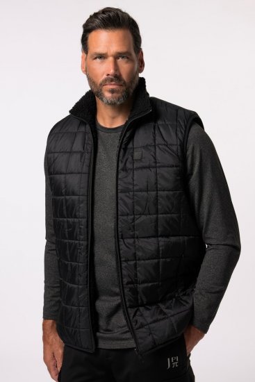 Jay-Pi 829716 Pööratav teddyvest Must - Jakid ja joped - Joped, suured suurused: 2XL – 12XL