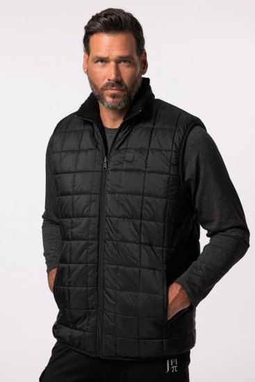 Jay-Pi 829716 Pööratav teddyvest Must - Jakid ja joped - Joped, suured suurused: 2XL – 12XL