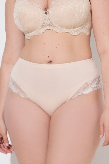 Ulla Popken 830094 Pitsiga aluspüksid 2 tk Beež - Aluspüksid - 
