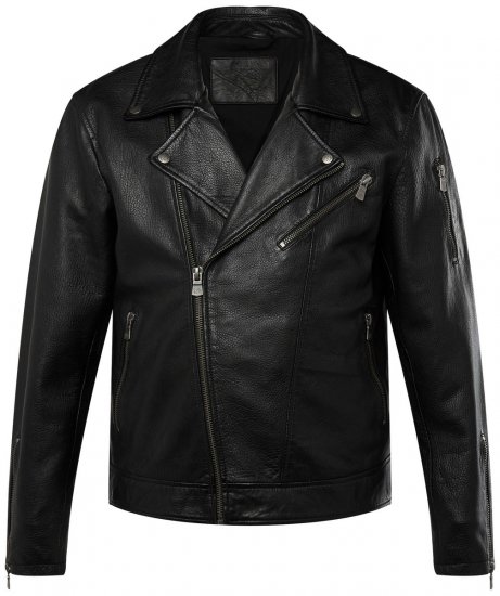 JP1880 830586 Bikerjope lambanapast Must - Jakid ja joped - Joped, suured suurused: 2XL – 12XL