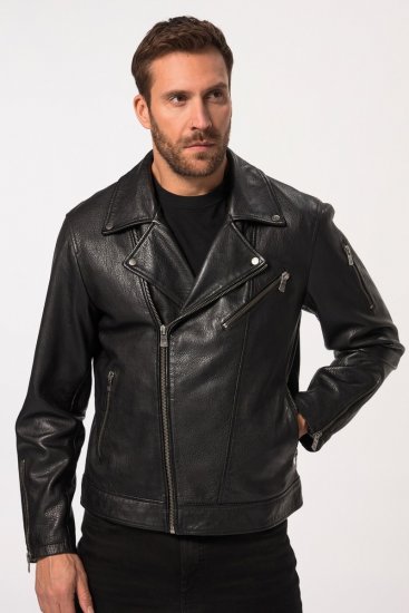 JP1880 830586 Bikerjope lambanapast Must - Jakid ja joped - Joped, suured suurused: 2XL – 12XL