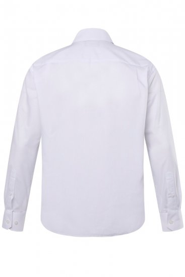 Men+ 753 Pika varrukaga Business-särk klassikalise kraega Valge - Särgid - Meeste suured särgid 2XL – 8XL