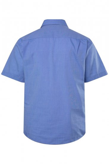 Men+ 756 Lühikeste varrukatega Business-särk klassikalise kraega Helesinine - Särgid - Meeste suured särgid 2XL – 8XL
