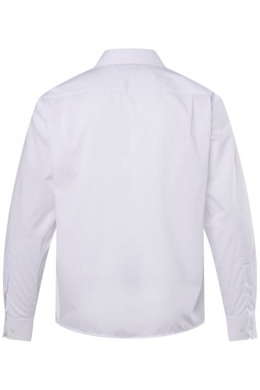 Men+ 757 Pika varrukaga Business-särk avatud kraega Valge - Särgid - Meeste suured särgid 2XL – 8XL