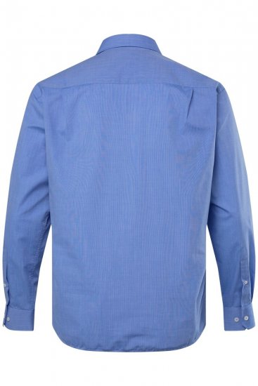 Men+ 757 Pika varrukaga Business-särk avatud kraega Helesinine - Särgid - Meeste suured särgid 2XL – 8XL