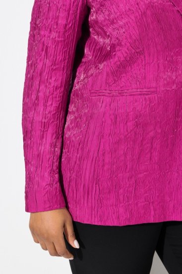 Ulla Popken 830767 Kortsus struktuuriga pintsak Magenta - Pintsakud - Pintsakud naistele suurtes suurustes