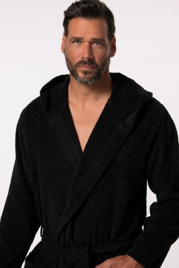 JP1880 Bathrobe Terry Black - Aluspesu ja ujumisriided - Aluspesu 2XL-8XL