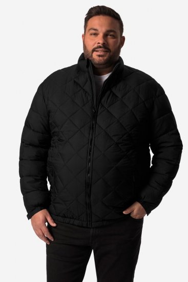 Men+ 494 Tepitud jope püstkraega Must - Jakid ja joped - Joped, suured suurused: 2XL – 12XL