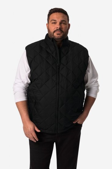 Men+ 578 Tepitud vest püstkraega Must - Jakid ja joped - Joped, suured suurused: 2XL – 12XL