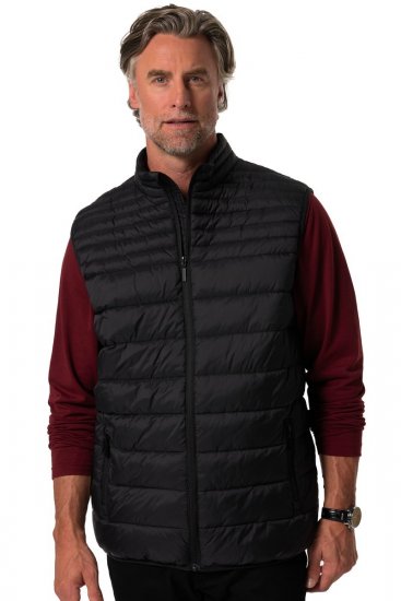Boston Park 583 Tepitud vest püstkraega Must - Jakid ja joped - Joped, suured suurused: 2XL – 12XL