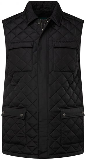 Boston Park 593 Tepitud vest särgikraega Must - Jakid ja joped - Joped, suured suurused: 2XL – 12XL