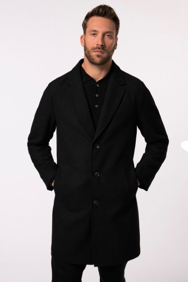 JP1880 Coat Classic Wool Blend Black - Jakid ja joped - Joped, suured suurused: 2XL – 12XL
