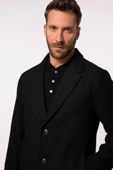 JP1880 Coat Classic Wool Blend Black - Jakid ja joped - Joped, suured suurused: 2XL – 12XL