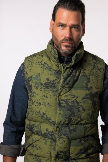 JP1880 831610 Tepitud vest kamuflaažis Roheline - Jakid ja joped - Joped, suured suurused: 2XL – 12XL