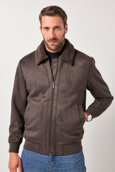 JP1880 Bomber Jacket Faux Leather Dark Brown - Jakid ja joped - Joped, suured suurused: 2XL – 12XL