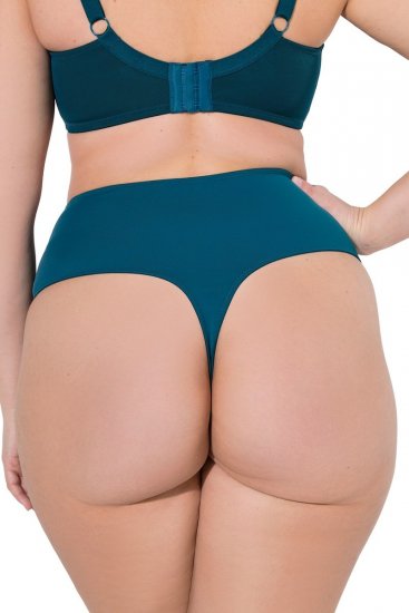 Ulla Popken 832864 Pitsiga stringid Petrool - Aluspüksid - 