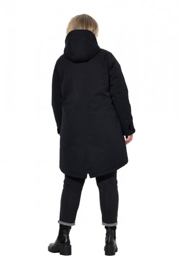 Ulla Popken 833341 Funktsionaalne jope Must - Joped - Suured naiste jakid