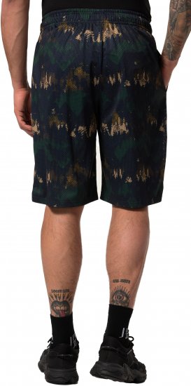 JP1880 Jay-Pi Bermuda QuickDry Mesh Fitness Shorts Khaki - Spordiriided & outdoor - Suured suurused meeste spordiriided