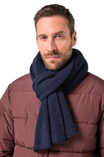 JP1880 834031 Kootud sall Tumesinine - Sallid - 
