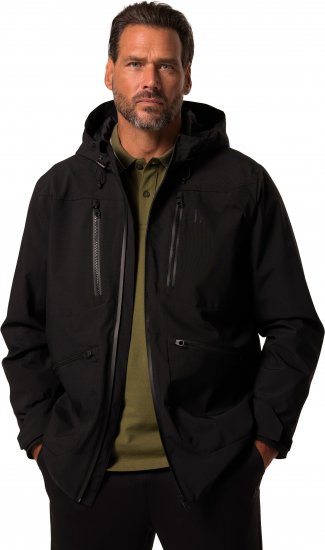 JP1880 Jay-Pi Functional Jacket Black - Spordiriided & outdoor - Suured suurused meeste spordiriided