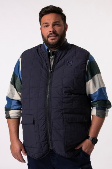 Men+ 464 Tepitud vest ribikraega Tumesinine - Jakid ja joped - Joped, suured suurused: 2XL – 12XL