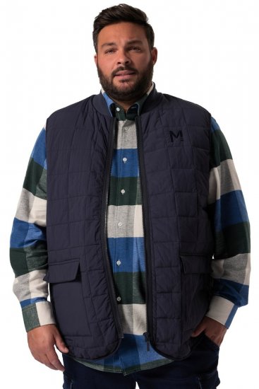 Men+ 464 Tepitud vest ribikraega Tumesinine - Jakid ja joped - Joped, suured suurused: 2XL – 12XL