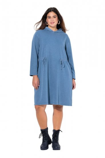Ulla Popken 834536 Kapuutsiga dressikleit Denimsinine - Dressikleidid - 