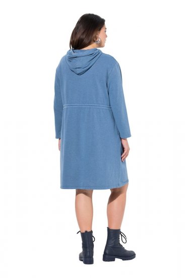 Ulla Popken 834536 Kapuutsiga dressikleit Denimsinine - Dressikleidid - 
