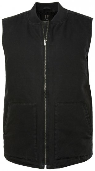 JP1880 834734 Canvas-vest Must - Jakid ja joped - Joped, suured suurused: 2XL – 12XL