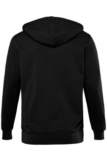 Men+ 851 Kapuutsiga pusa Must - Sviitrid ja dressipluusid - Meeste suured kapuutsiga jakid suurustes 2XL – 14XL