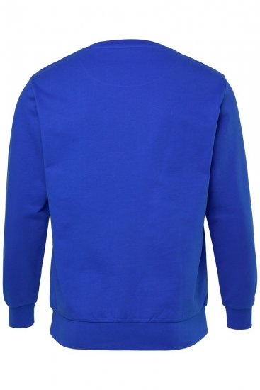 Men+ 865 Dressipluus Koobaltsinine - Sviitrid ja dressipluusid - Meeste suured kapuutsiga jakid suurustes 2XL – 14XL