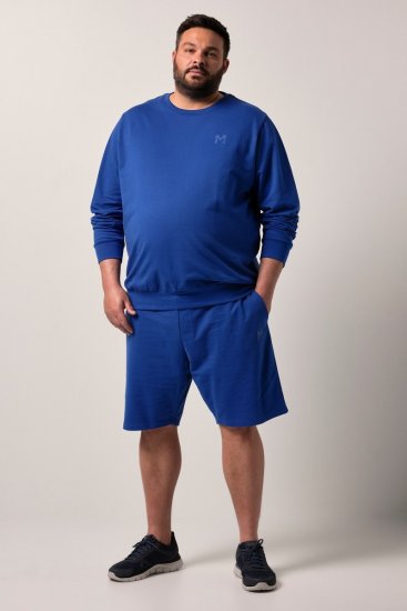 Men+ 865 Dressipluus Koobaltsinine - Sviitrid ja dressipluusid - Meeste suured kapuutsiga jakid suurustes 2XL – 14XL