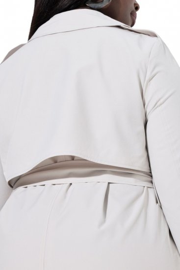 Ulla Popken 834990 Trentškot Taupe - Mantlid - Naiste mantlid suurtes suurustes
