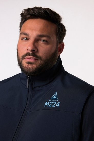 Men+ 414 Softshell-vest püstkraega Tumesinine - Jakid ja joped - Joped, suured suurused: 2XL – 12XL