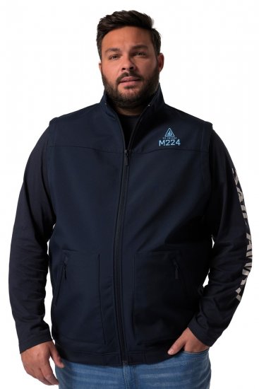 Men+ 414 Softshell-vest püstkraega Tumesinine - Jakid ja joped - Joped, suured suurused: 2XL – 12XL