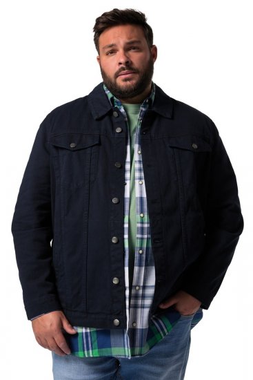 Men+ 446 Teksatagi rinnataskutega Tumesinine - Jakid ja joped - Joped, suured suurused: 2XL – 12XL